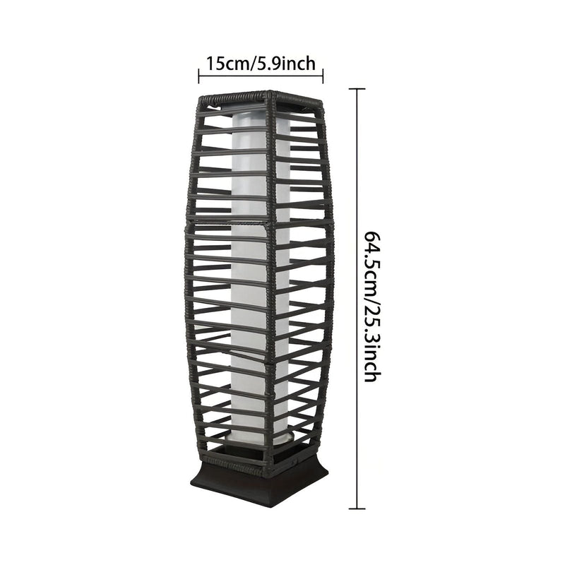 Solunara Solar Bodenleuchte Außen | Warmweißes Licht | Druckknopfsteuerung & Umweltfreundlich | Ø 10 cm | Kunststoff