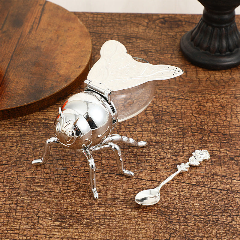 LuxeBee – Eleganter Honigtopf mit markantem Design