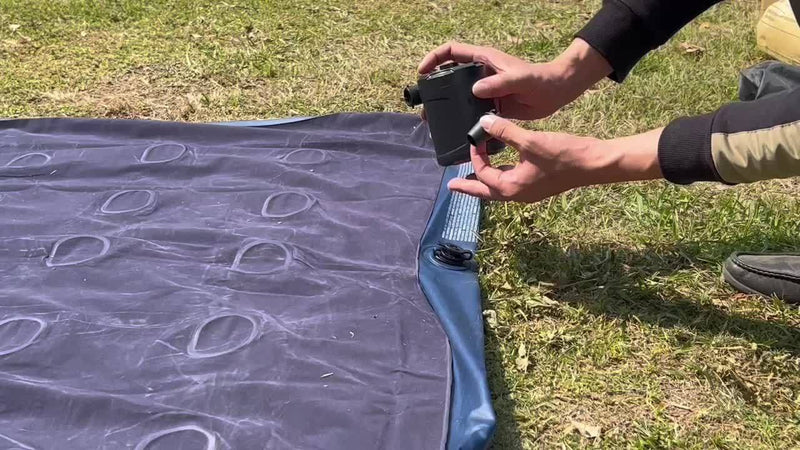 Elektrische Luftpumpe AirTrek Mini | USB-Aufladbar & Kabellos | Kompakt & Robust | Für Luftmatratzen & Outdoor