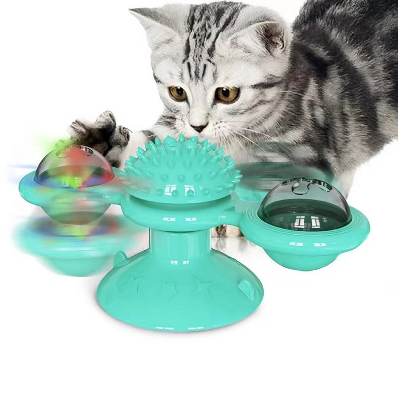 SpinPaw – Endloser Spielspaß & Bewegung für Ihre Katze!