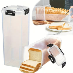 Slice&Store Brotbox mit Schneidehilfe | Luftdicht & BPA-frei | 30 × 15 × 15 cm | Hält Brot länger frisch