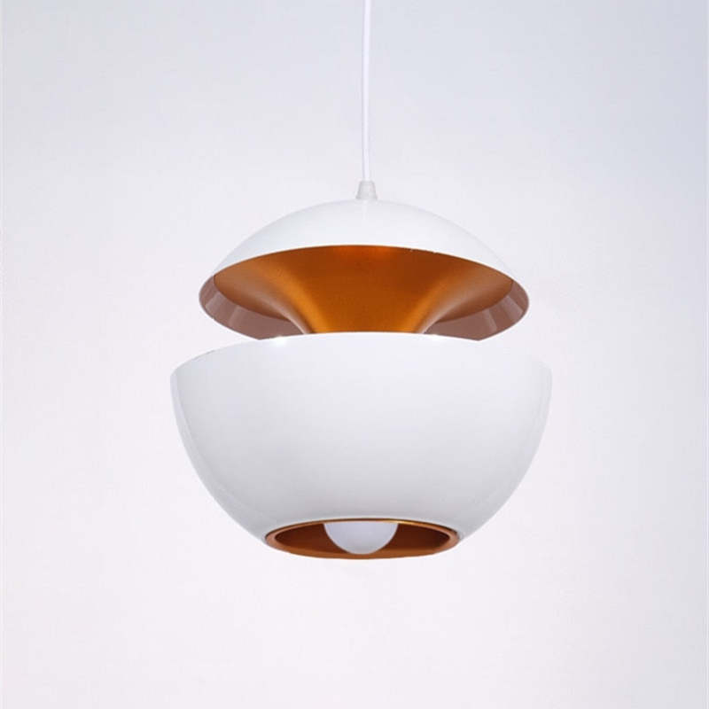 LED Hängeleuchte LumiAstra | Modernes Design | Höhenverstellbar | Metall Schwarz-Weiß