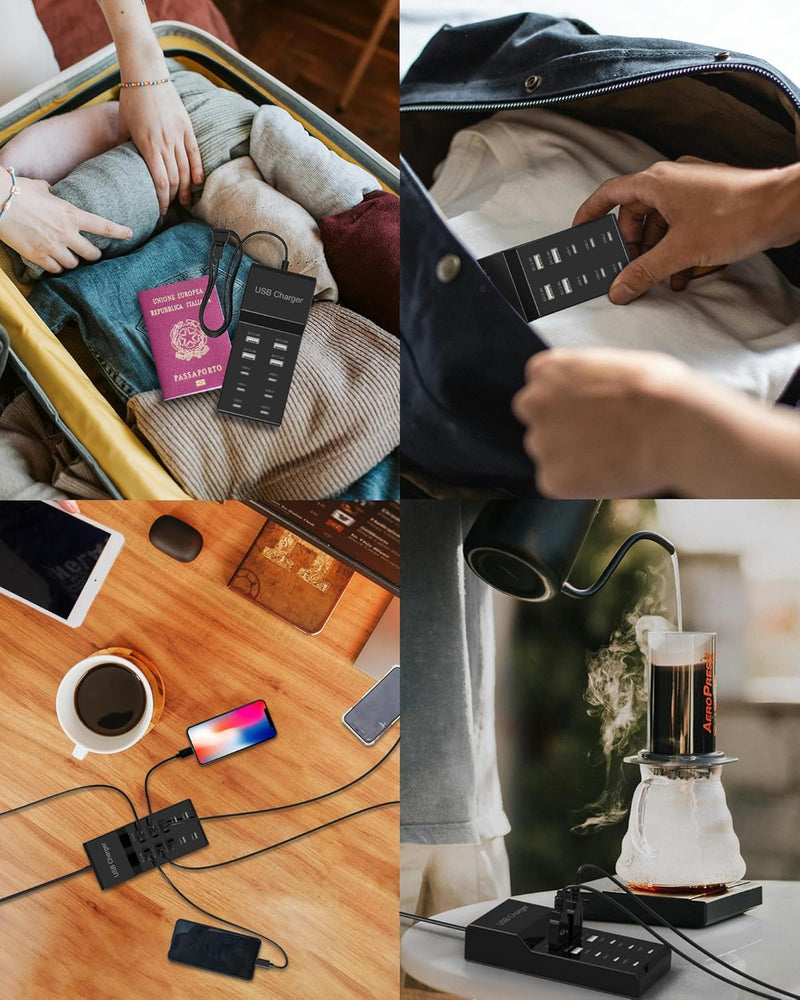 SmartVolt – Das intelligente 10-Port USB-Ladegerät für alle Ihre Geräte