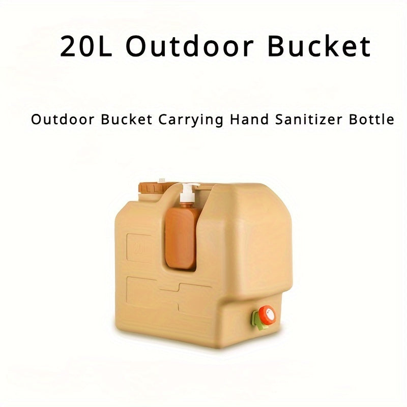 AquaTrek Outdoor Wasserkanister mit Spender | Kompakt & Tragbar | Mit Seifenhalter | Ideal für Camping & Reisen