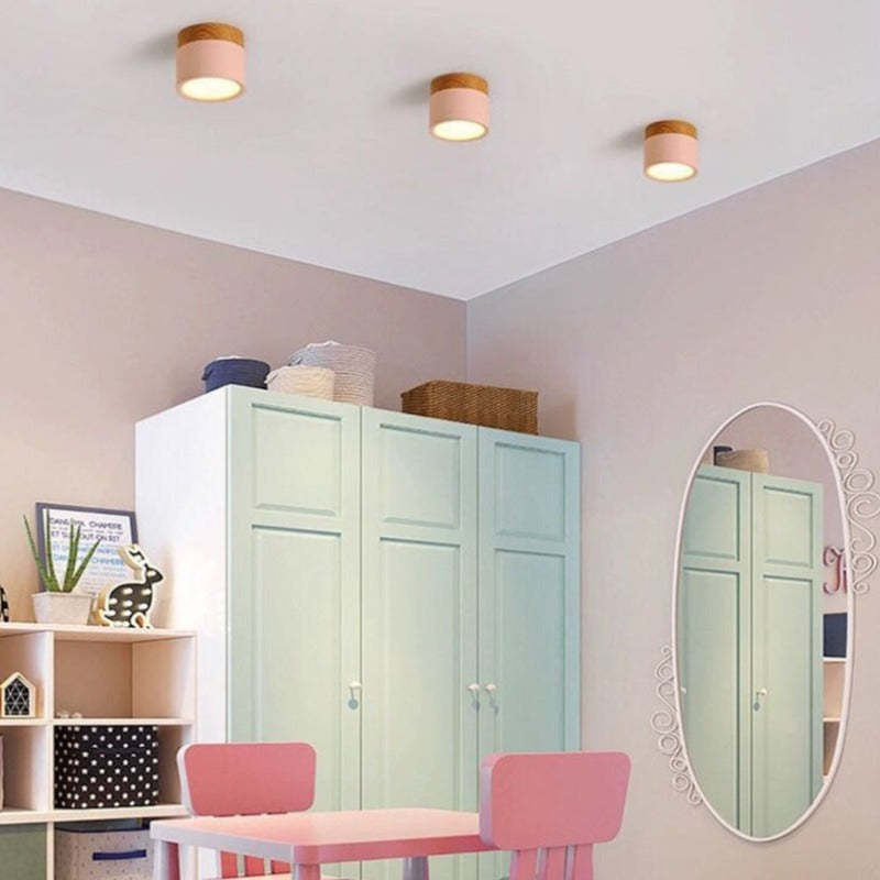 LED Deckenleuchte AuroLuce | Modernes Morandi-Design | Höhenverstellbar | Metall & Acryl
