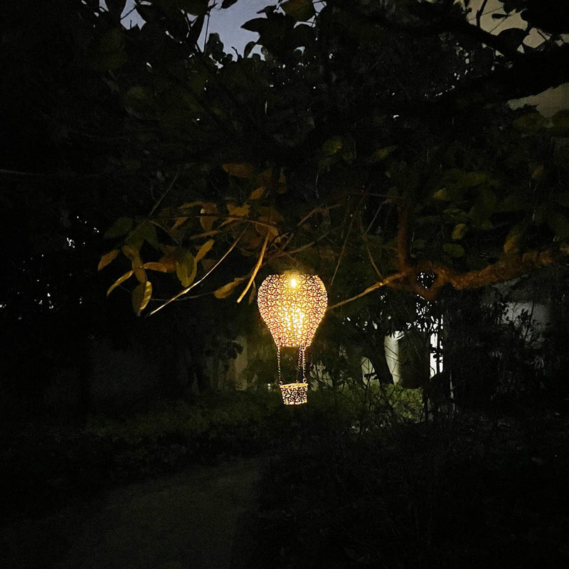 Lunavell Shine Solar Gartenleuchte Edelstahl | Feenlicht-Design | Lange Leuchtdauer | 30x12 cm + 80 cm Stab