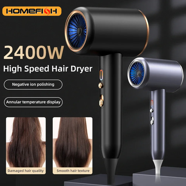 SilkDry Pro 2400 Haartrockner 2400W | Ionen-Technologie | Heiß- & Kaltluft | Leicht & Ergonomisch