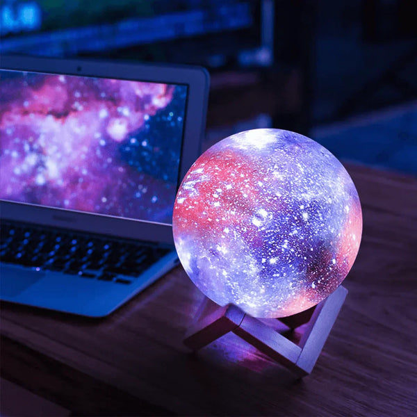Sternenhimmel Nachtlampe LYUNORA | Touchsteuerung & USB-Akku | LED | Magisches Design für ruhige Nächte