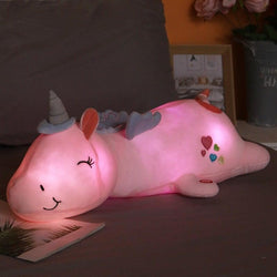 Lunacorn Leuchtendes Einhorn | Kuscheliger Plüschfreund | Regenbogen-LEDs | Perfektes Geschenk für Kinder