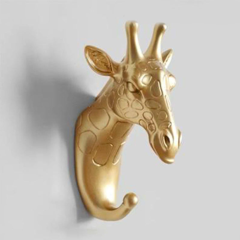 LuxPaws | Goldene Tierhaken | Stilvolle Wandhaken | Metall mit Glanzfinish