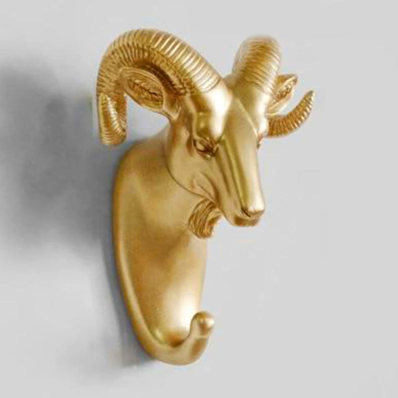 LuxPaws | Goldene Tierhaken | Stilvolle Wandhaken | Metall mit Glanzfinish