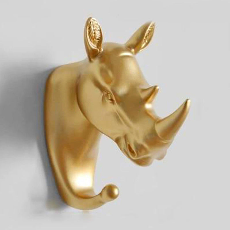 LuxPaws | Goldene Tierhaken | Stilvolle Wandhaken | Metall mit Glanzfinish