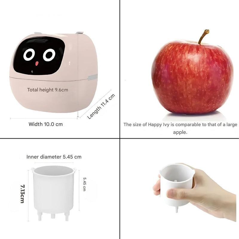 PflanzenFreund SmartPot | Intelligenter Blumentopf mit automatischer Bewässerung | App-Steuerung & Emoji-Feedback