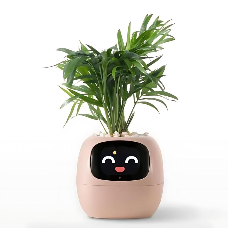 PflanzenFreund SmartPot | Intelligenter Blumentopf mit automatischer Bewässerung | App-Steuerung & Emoji-Feedback