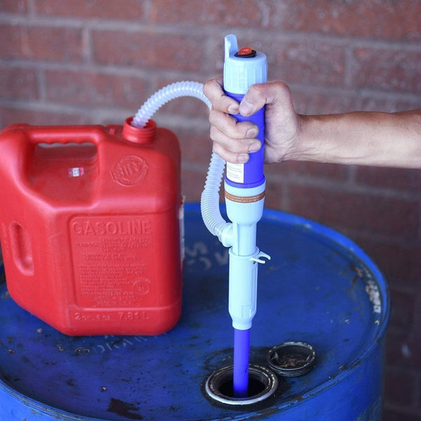 Elektrische Transferpumpe PumpiQ MobilFlow | 6–7 L/min | Für Kraftstoffe & Flüssigkeiten | 55 cm | Batteriebetrieben