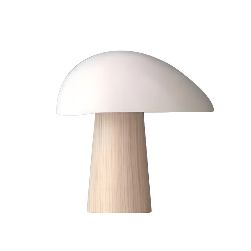 Tischlampe Nordluce | Skandinavisches Design | Warmweißes LED-Licht | Metall & Holz | 28 cm