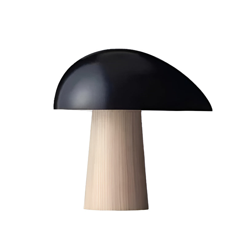 Tischlampe Nordluce | Skandinavisches Design | Warmweißes LED-Licht | Metall & Holz | 28 cm