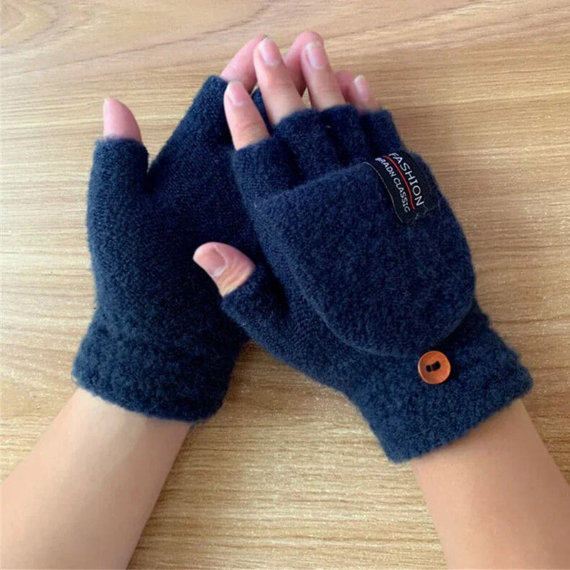 ThermoLoom USB Heizhandschuhe | 3 Wärmestufen | Weiches Strickmaterial | Unisex Einheitsgröße