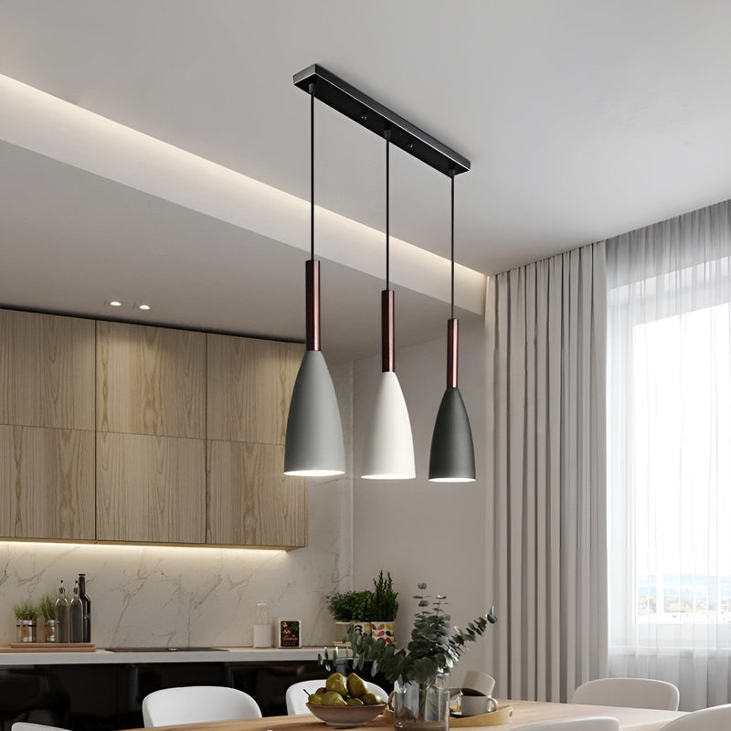 Hängelampe SakuraLume | Japandi Design | Zartes Kirschblütenmotiv | Aluminium & Warmes Licht