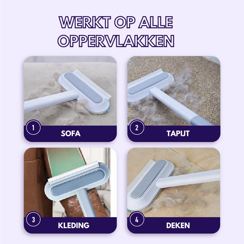 HairSweep – Entfernt Tierhaare in Sekunden