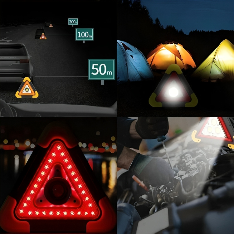 StaySafe - Dreieckige Solar-Notsignalleuchte