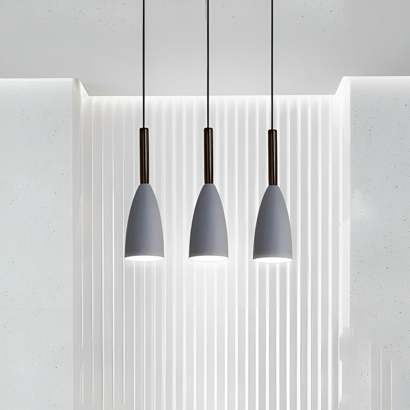 Hängelampe SakuraLume | Japandi Design | Zartes Kirschblütenmotiv | Aluminium & Warmes Licht