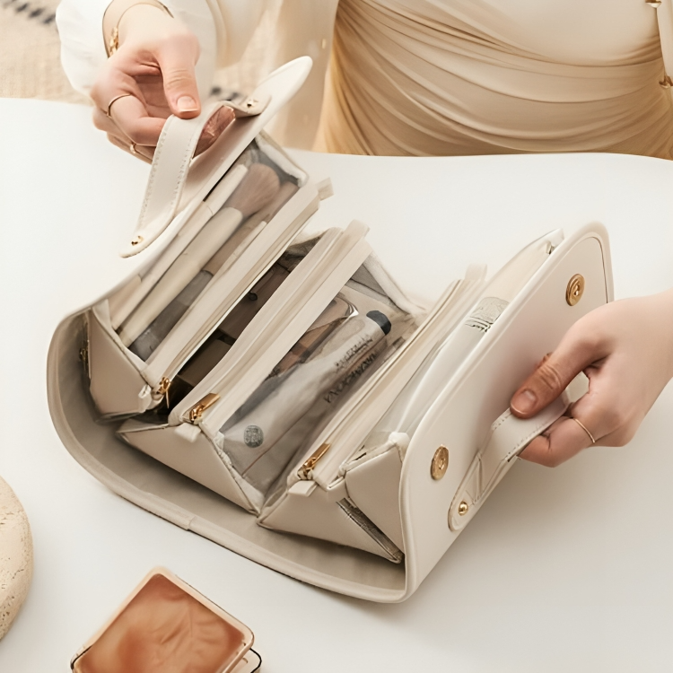 GlamShell – Die elegante Make-up-Organizer-Tasche!