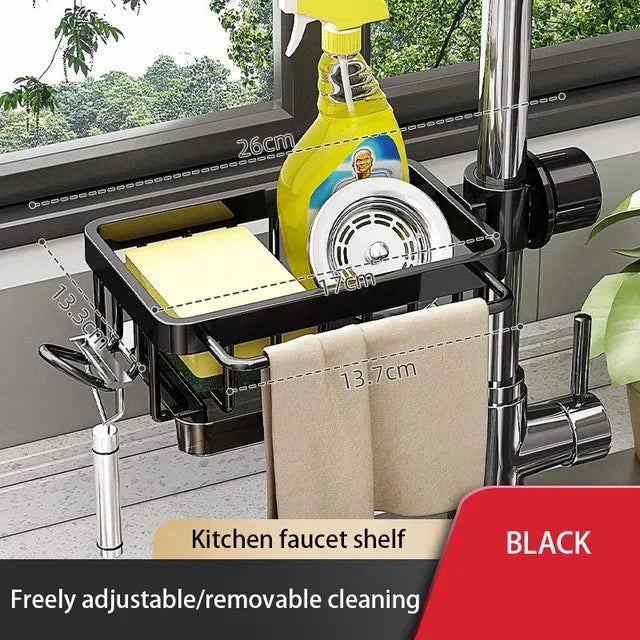 SmartDrain - Spülbecken-Organisator aus Aluminium