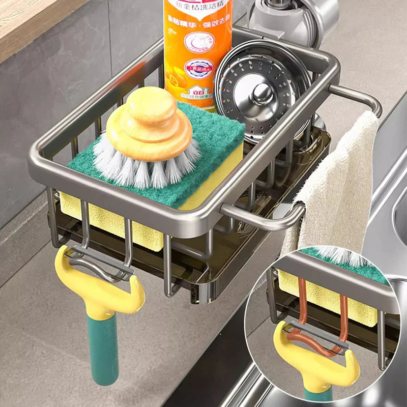 SmartDrain - Spülbecken-Organisator aus Aluminium
