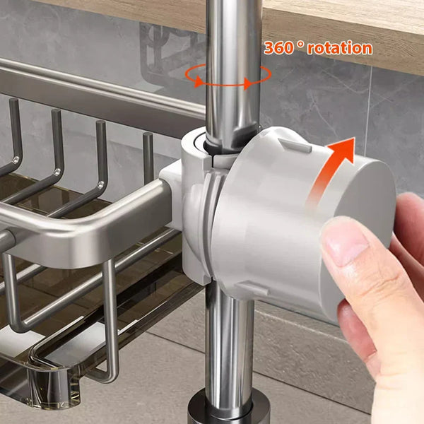 SmartDrain - Spülbecken-Organisator aus Aluminium