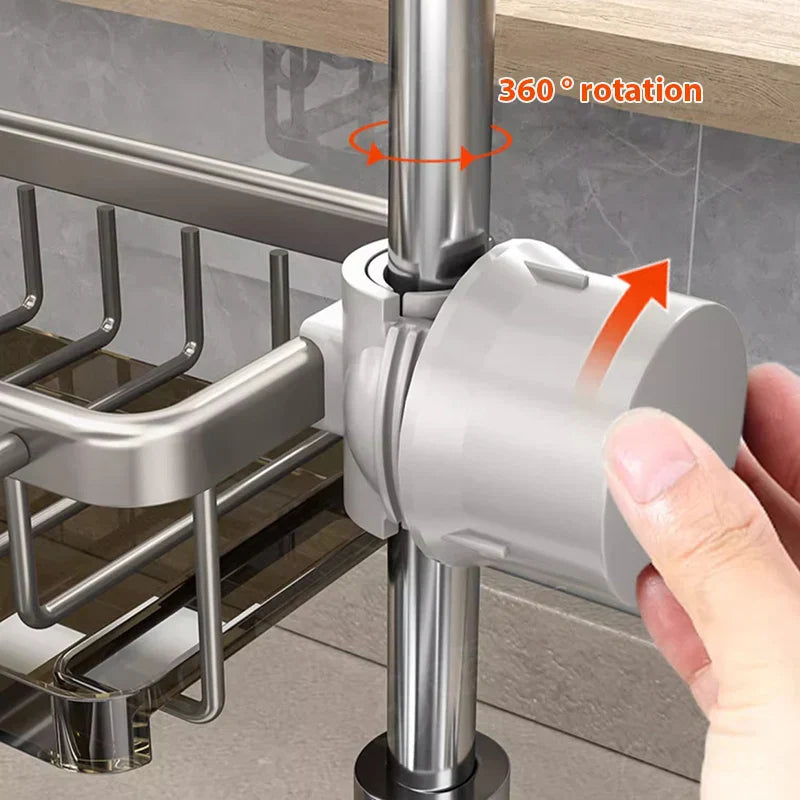SmartDrain - Spülbecken-Organisator aus Aluminium