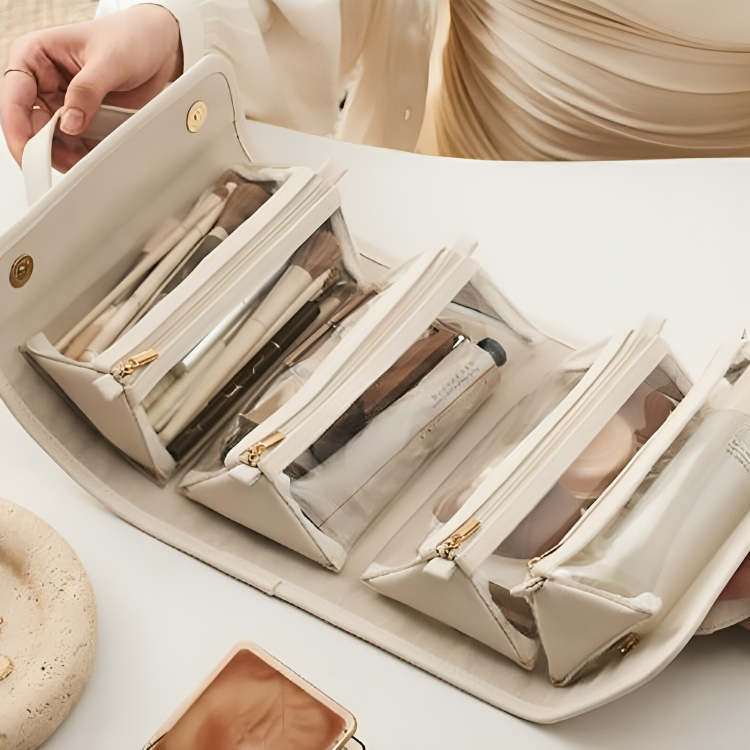 GlamShell – Die elegante Make-up-Organizer-Tasche!