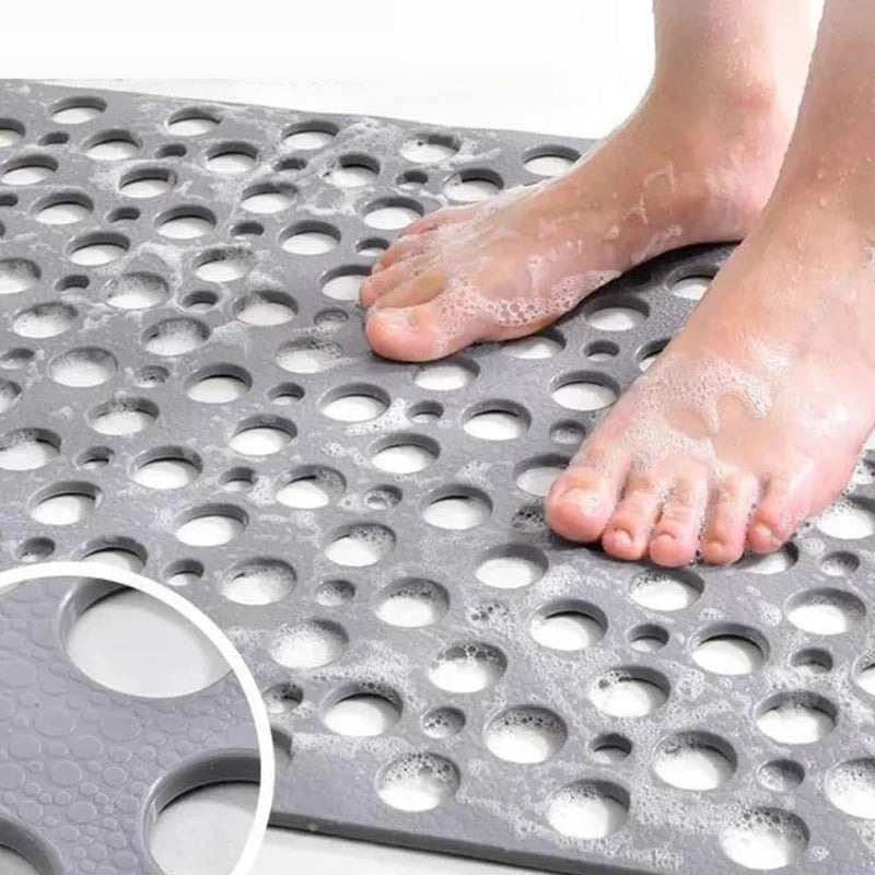 Duschmatte AquaSicher | Rutschfest & Antibakteriell | Hygienisches PVC | Sicher Duschen