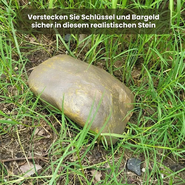 Versteckstein SafeRock Secure | Versteck für Schlüssel & Bargeld | Wetterfest & Täuschend Echt | Für Garten & Außenbereich