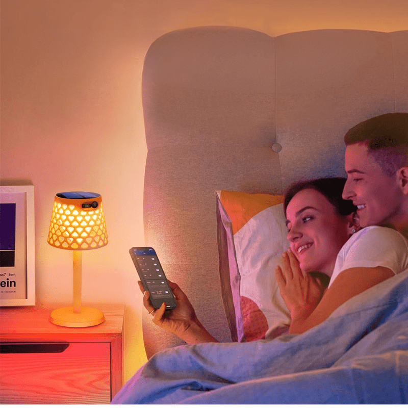 Flexona Solar Tischleuchte Flexibel | Für Innen & Außen | USB & Solarladung | Warm- & Kaltweiß