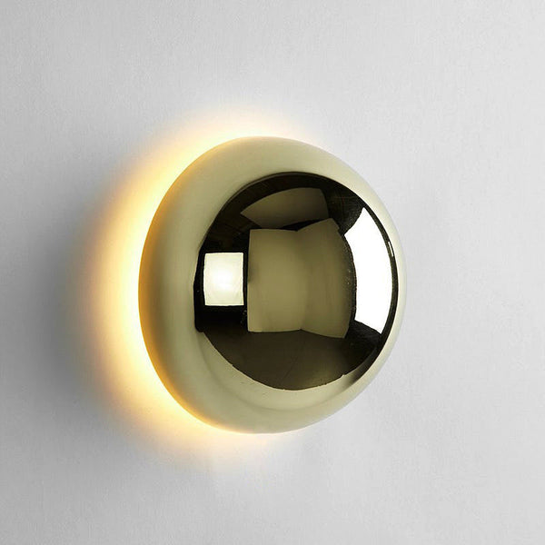 Wandleuchte FEROLUX | Bauhaus trifft Mittelalter | Eisen & Glas | Ø10 cm / Ø16 cm | LED-kompatibel