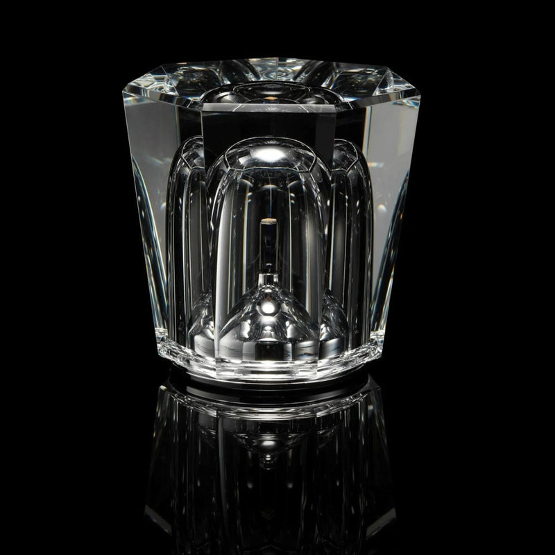 Kristall Tischlampe VÉLORIA | Diamantoptik & 360° Lichtspiel | Kabellos & USB-Aufladbar | Bis zu 12 Std. Leuchtdauer