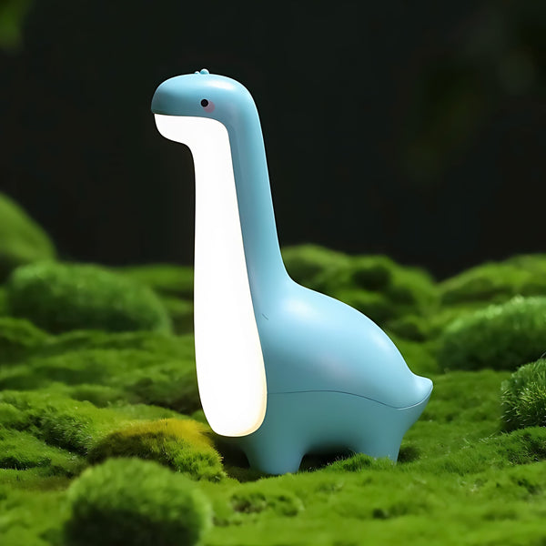DinoLuma | LED-Dinosaurier Nachtlicht | Kinderfreundlich & Wiederaufladbar | Warmes 3000K Licht
