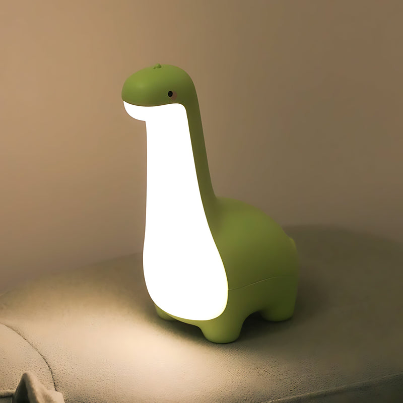 DinoLuma | LED-Dinosaurier Nachtlicht | Kinderfreundlich & Wiederaufladbar | Warmes 3000K Licht