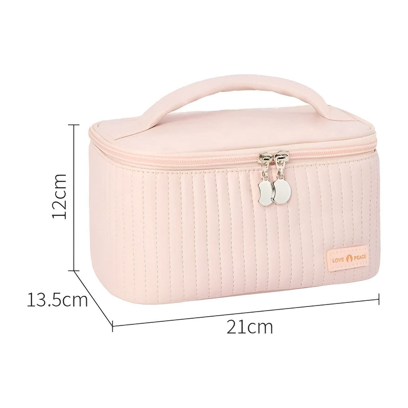 Velaviva Kosmetiktasche Reise | Elegant & Wasserabweisend | PU-Leder | Viel Platz & Schutz für Ihre Beauty-Essentials