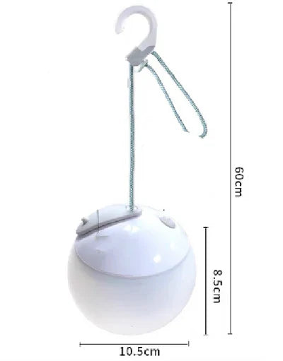Campinglaterne WanderLicht Retro | USB-Wiederaufladbar | 3600 mAh Akku | Bis zu 12h Leuchtdauer