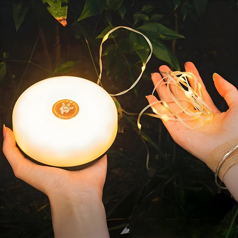 LumiTrail LED-Zeltlichtband | Wasserdicht & Flexibel | Für Outdoor & Camping | Militärgrün
