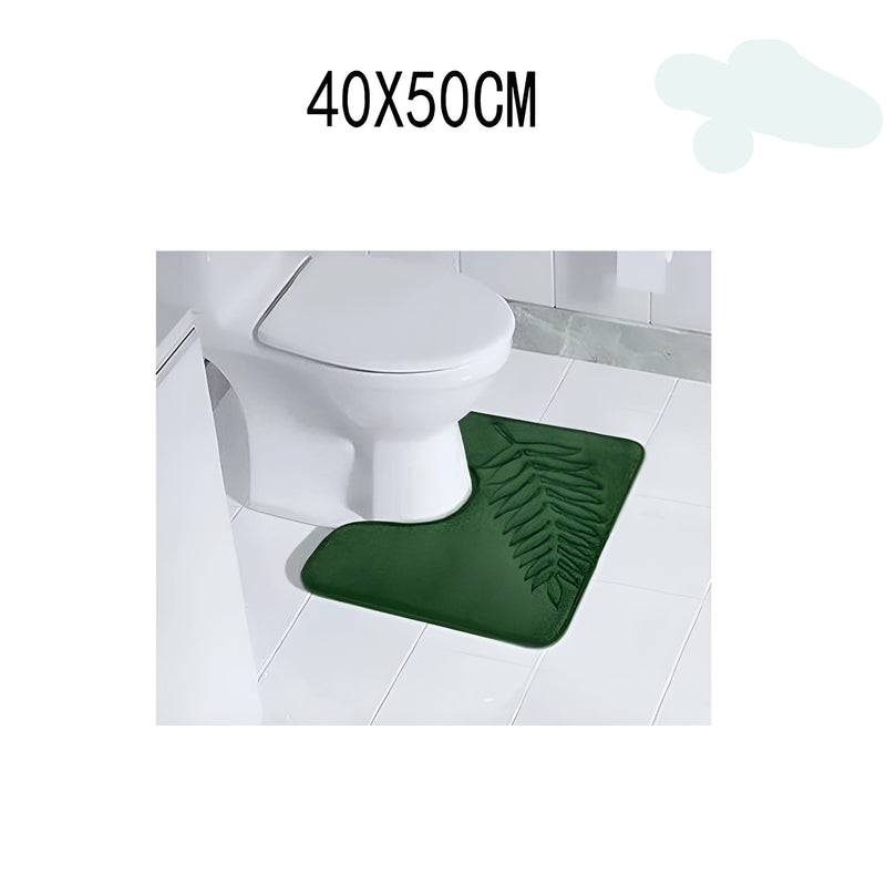 CloudStep Badematte | Ultraweich & Rutschfest | Schnell Trocknend | Grau 40×60 cm
