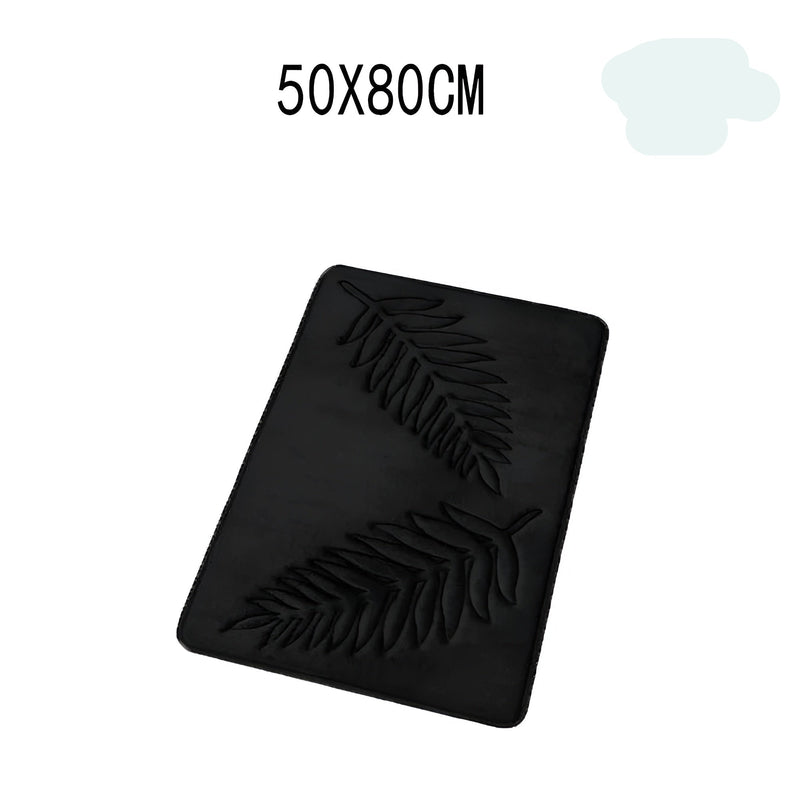 CloudStep Badematte | Ultraweich & Rutschfest | Schnell Trocknend | Grau 40×60 cm