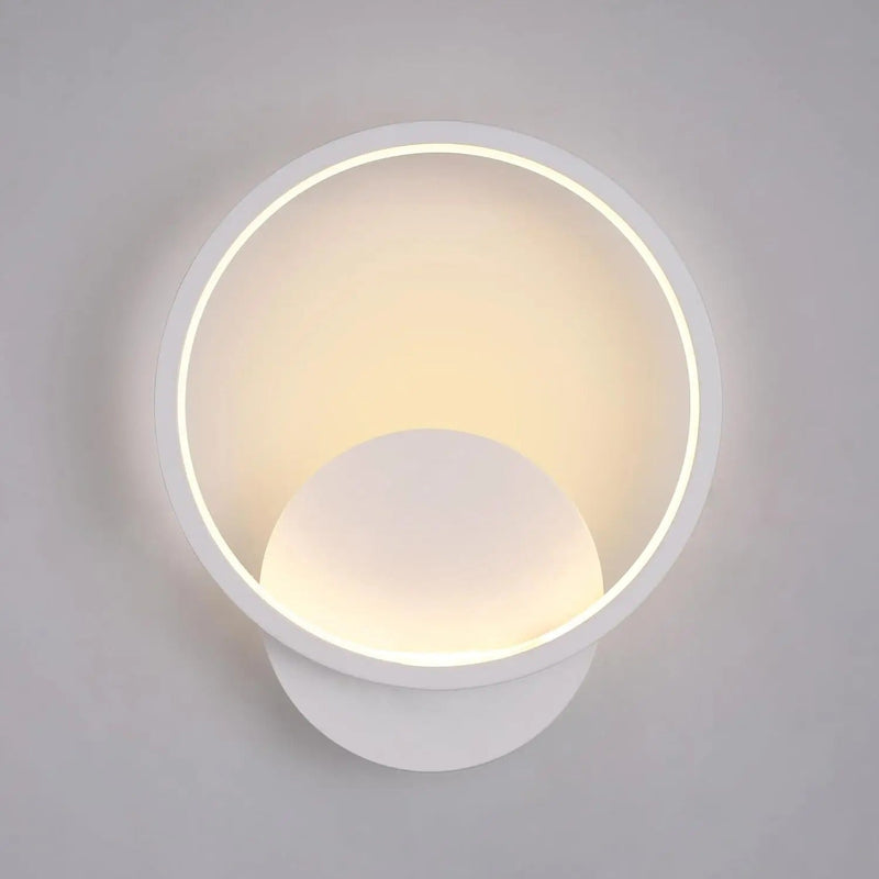 LED Wandleuchte LumoSphere | Rundes Design | Warmweiß 3000 K | Modern & Energiesparend
