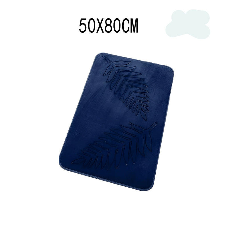 CloudStep Badematte | Ultraweich & Rutschfest | Schnell Trocknend | Grau 40×60 cm
