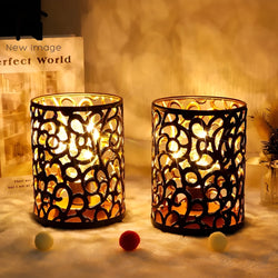 Nuitara Kabellose LED-Tischlampe | Dimmbar & Timer-Funktion | Modernes Design | Schwarz | Metall