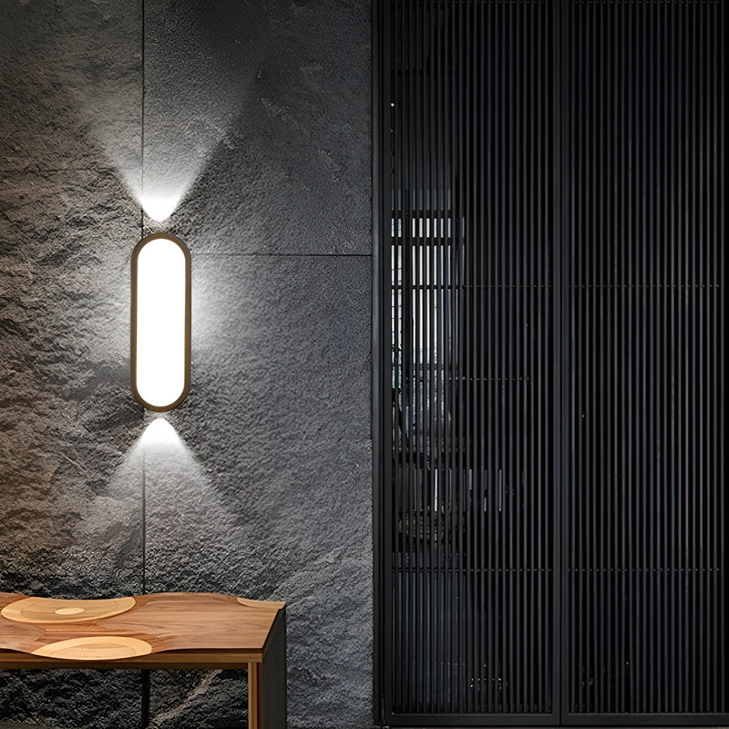 Nordura Außenwandleuchte | Dimmbar & Wetterfest | Skandinavisches Design | LED 19x22 cm