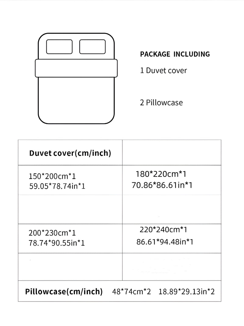 Bettwäsche-Set Karo | 3-teilig | Atmungsaktiv & Pflegeleicht | 100 % Polyester