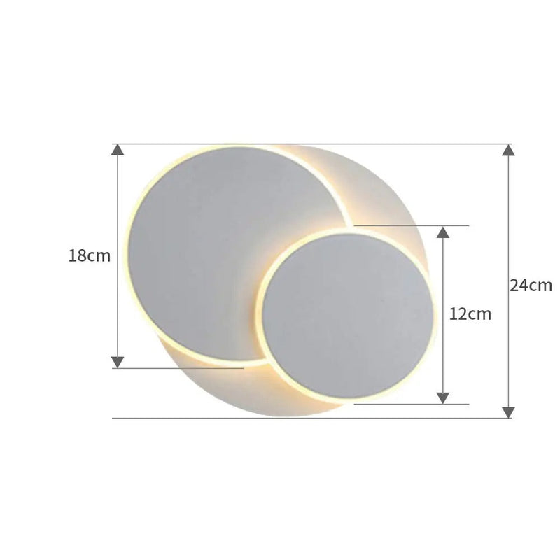 LED Wandleuchte FlexiLume | 3-in-1 Drehbar | CCT Farbtemperatur einstellbar | Modern & Energiesparend